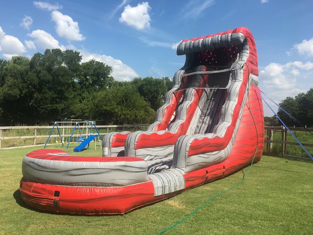 bounce house water slide in Mansfield